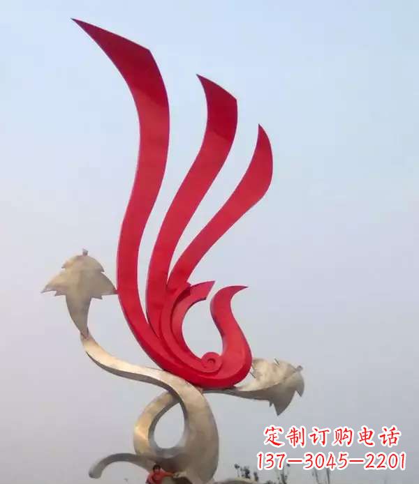 益阳不锈钢城市铁艺凤凰雕塑