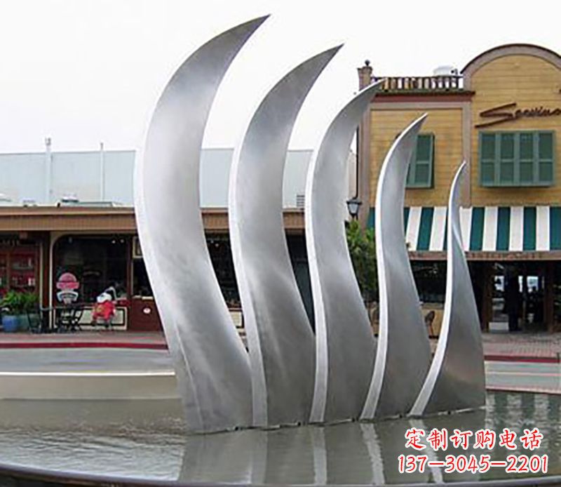 益阳不锈钢翅膀雕塑