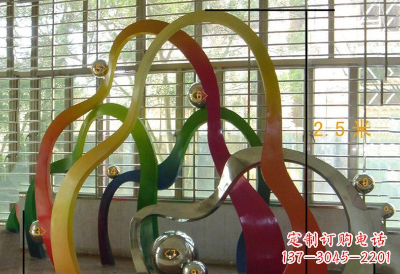益阳不锈钢假山雕塑精致耐用的艺术品