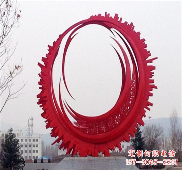 益阳不锈钢齿轮雕塑令人惊叹的精细艺术