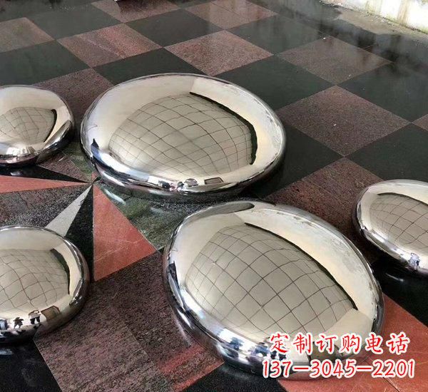 益阳精致的不锈钢鹅卵石雕塑