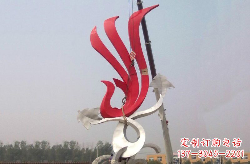 益阳不锈钢凤凰雕塑安装介绍