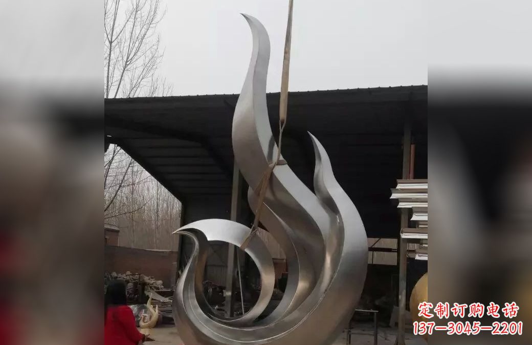 益阳精美不锈钢凤凰雕塑