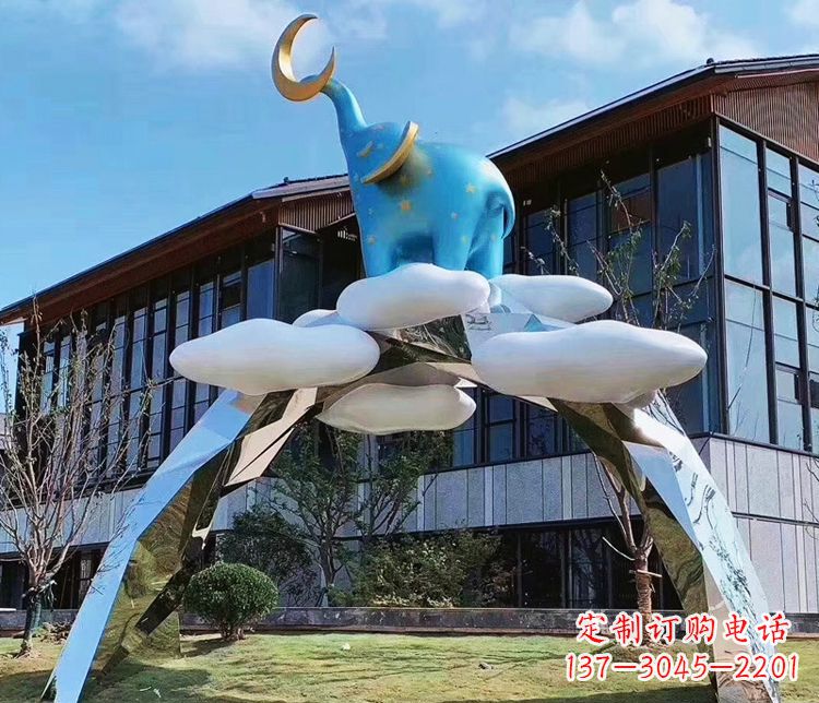 益阳不锈钢抽象拱门雕塑