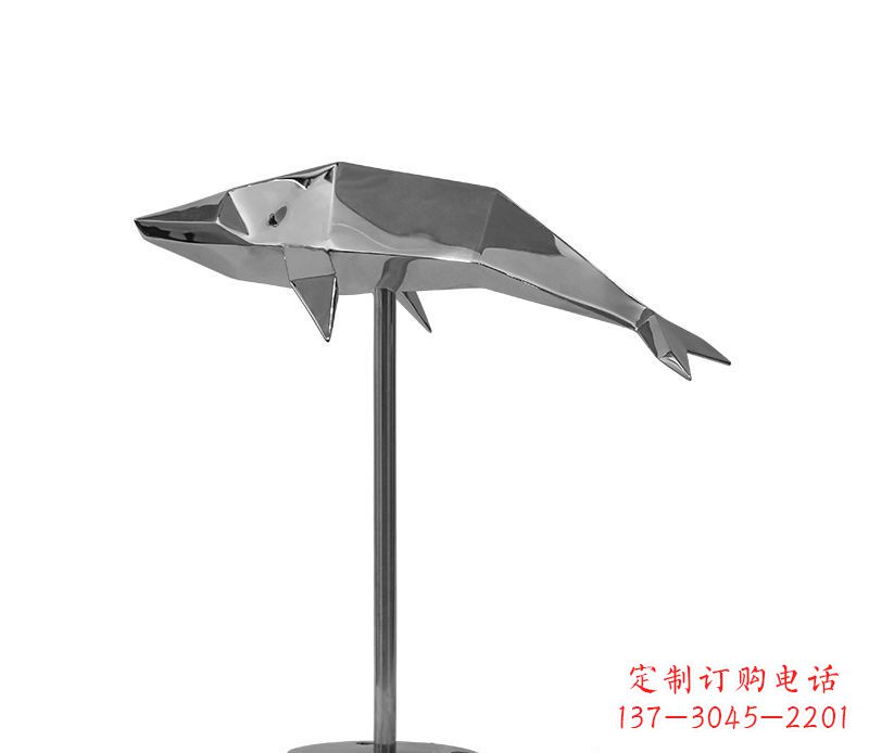 益阳不锈钢海豚雕塑