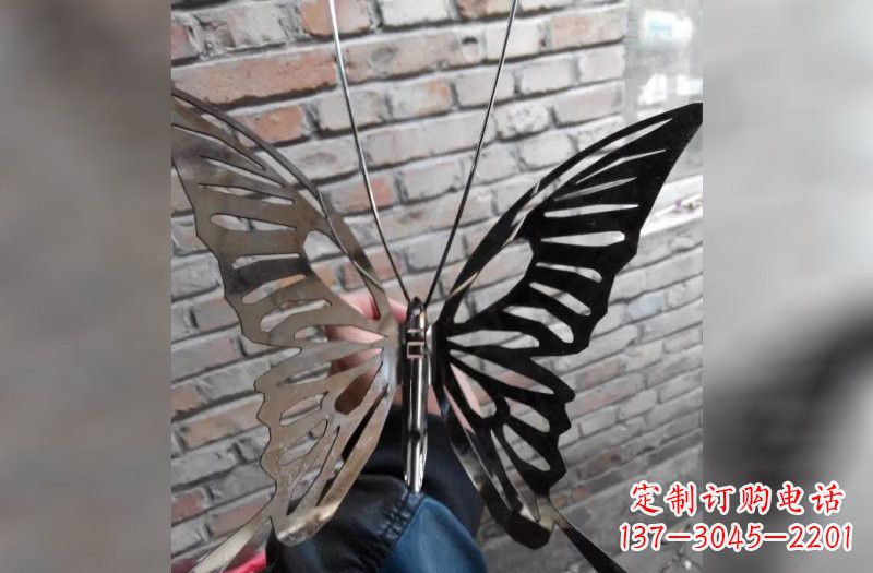 益阳精美不锈钢蝴蝶雕塑