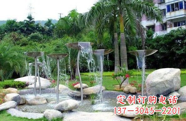 益阳不锈钢喷泉雕塑艺术之美