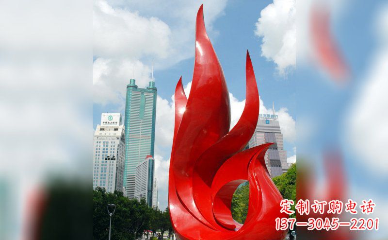 益阳不锈钢抽象孔雀雕塑 (2)