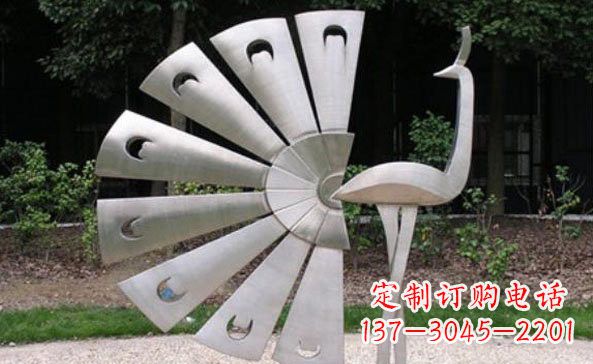 益阳不锈钢抽象孔雀