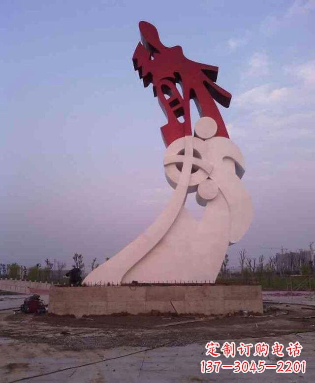 益阳不锈钢龙雕塑点亮龙城市景观