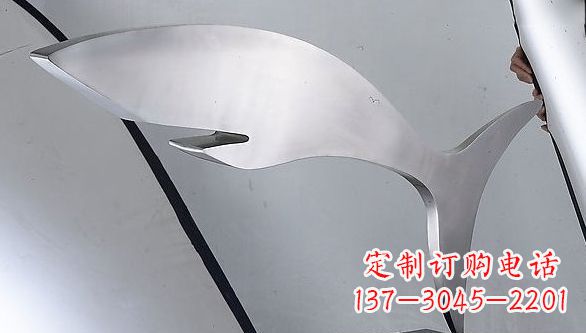 益阳不锈钢鲨鱼雕塑艺术精品