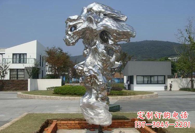 益阳不锈钢太湖石雕塑精美绝伦
