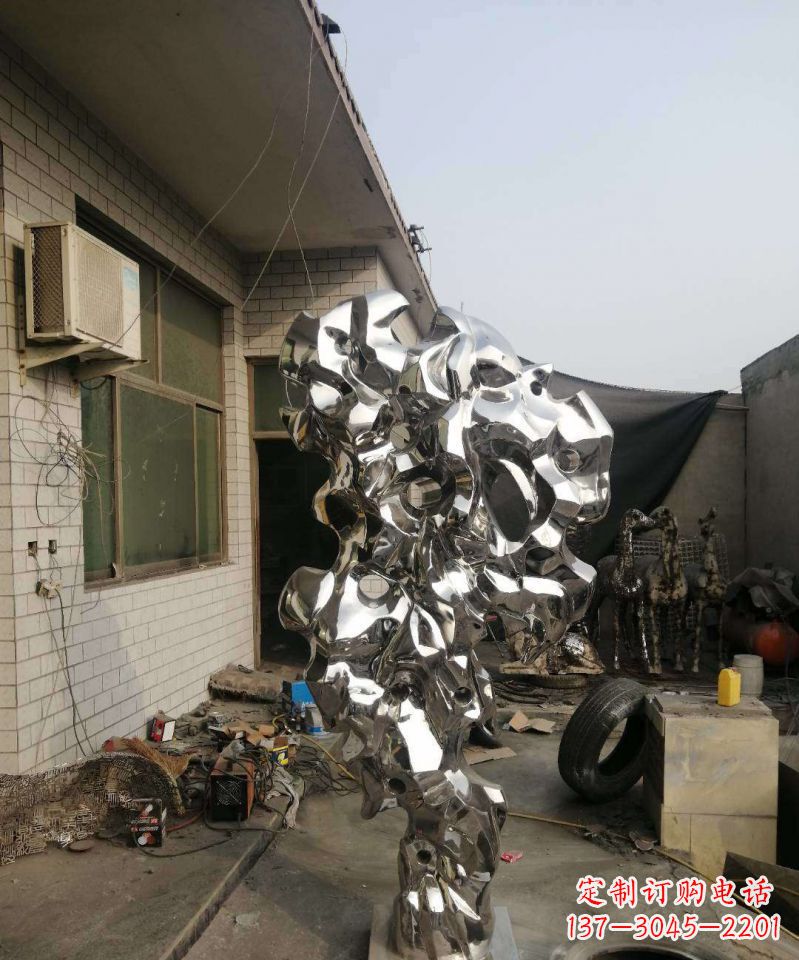 益阳太湖石雕塑不锈钢的艺术精品