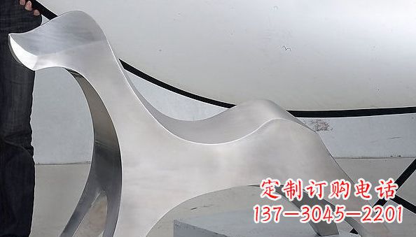 益阳不锈钢抽象小狗动物雕塑