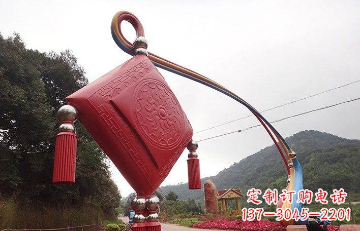 益阳精美不锈钢拱门雕塑