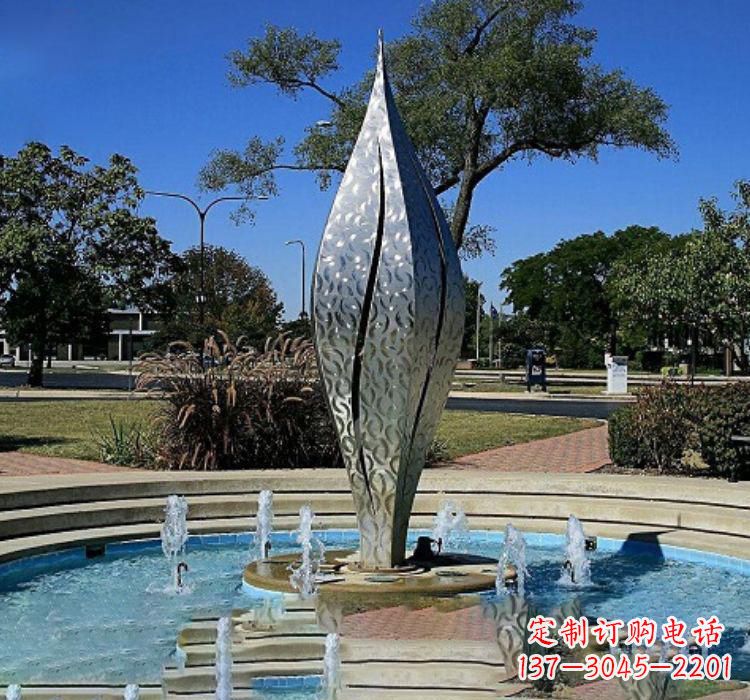 益阳不锈钢创意喷泉雕塑