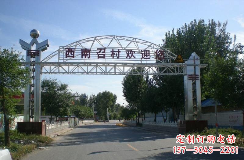 益阳不锈钢牌坊雕塑传承传统文化
