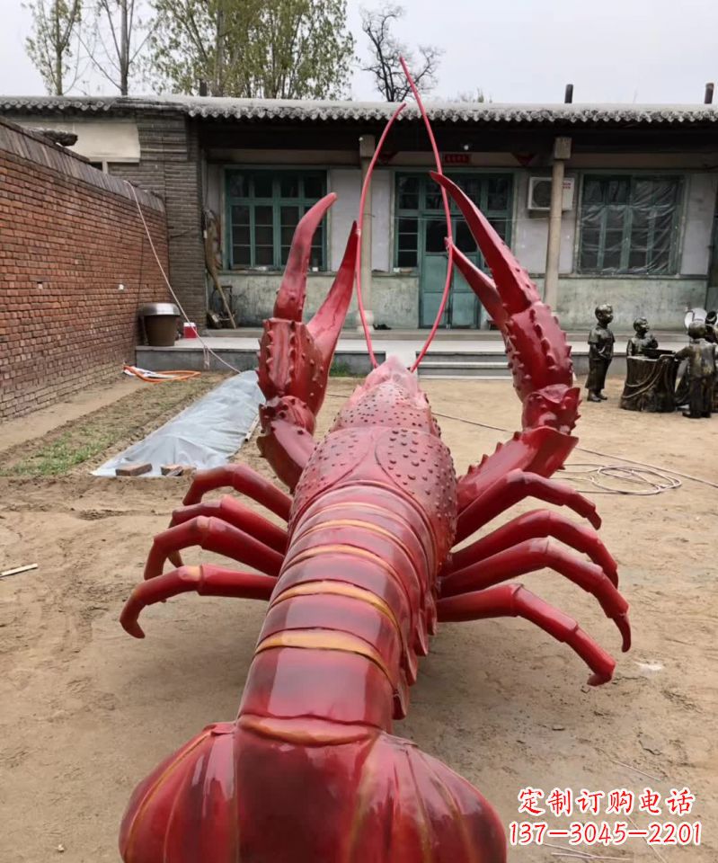 益阳不锈钢大龙虾雕塑雕塑之美
