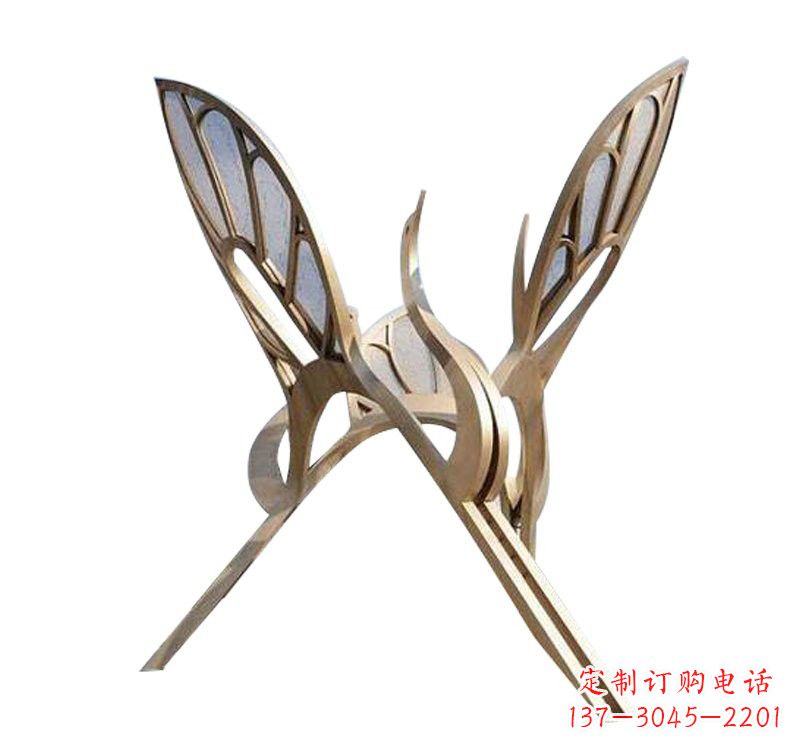 益阳精美的不锈钢仙鹤雕塑