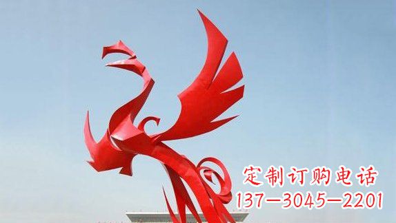 益阳不锈钢凤凰雕塑