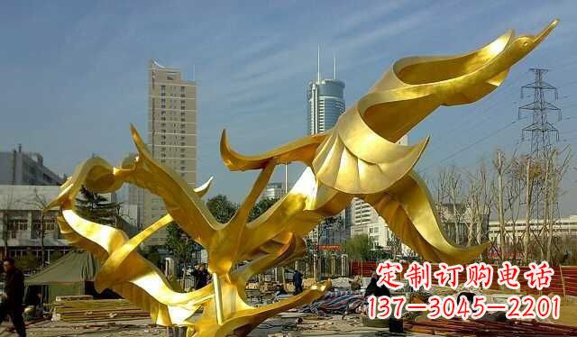 益阳不锈钢大雁雕塑——一件传承中华文化的艺术杰作