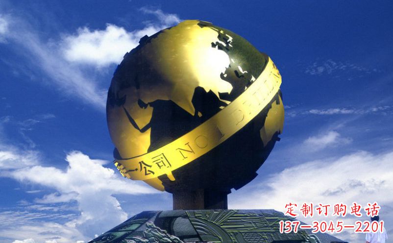 益阳不锈钢地球雕塑传承持久的环保理念