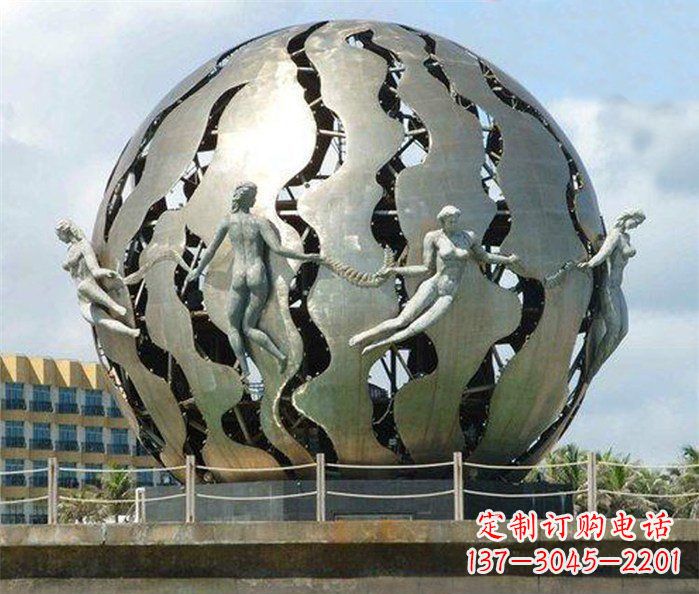 益阳不锈钢地球雕塑一座精致而又充满着力量的艺术作品