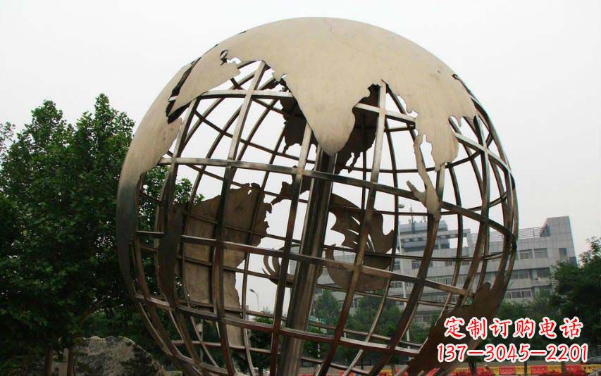 益阳不锈钢地球雕塑精彩的艺术景观