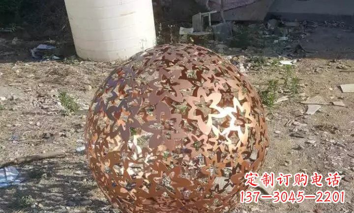 益阳不锈钢地球仪雕塑精美的艺术装饰