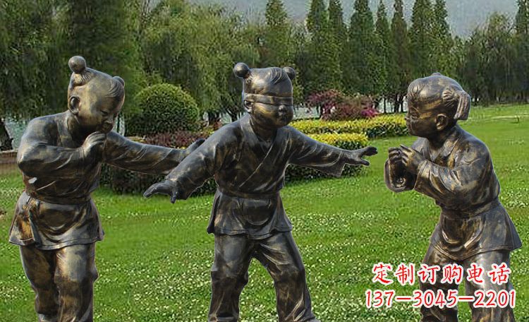 益阳儿童的心灵世界——不锈钢儿童雕塑
