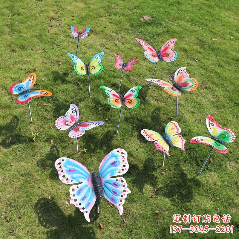 益阳不锈钢仿真蝴蝶雕塑——精致的自然美