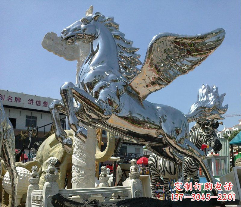 益阳不锈钢飞马雕塑——一座令人惊叹的艺术品