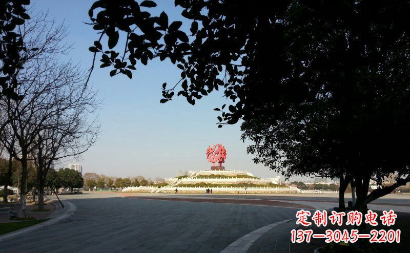 益阳不锈钢凤凰雕塑——展现传统文化之美