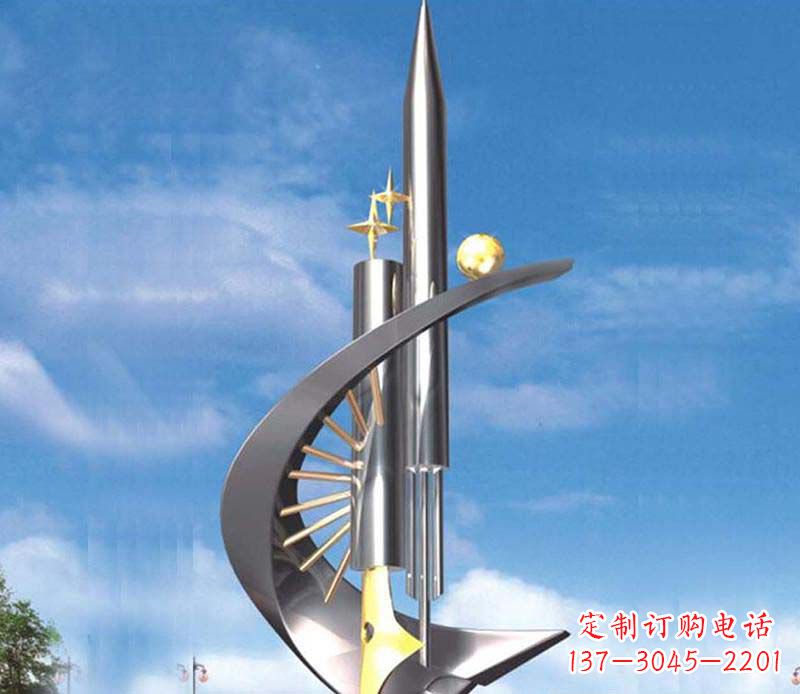 益阳不锈钢笔雕塑艺术与精美的完美结合