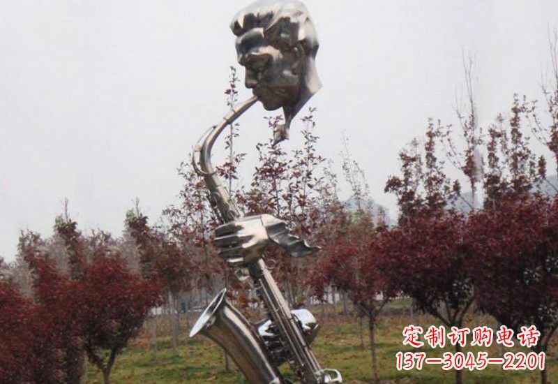 益阳不锈钢萨克斯雕塑艺术与音乐的结合