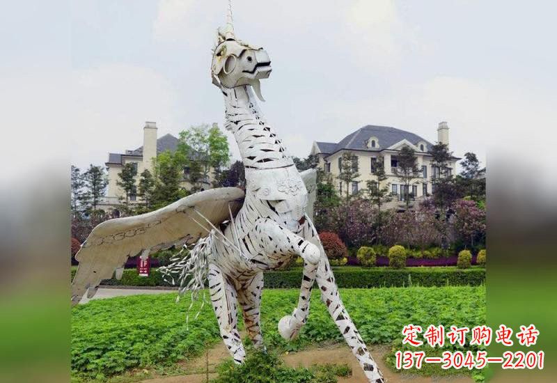益阳不锈钢独角兽雕塑