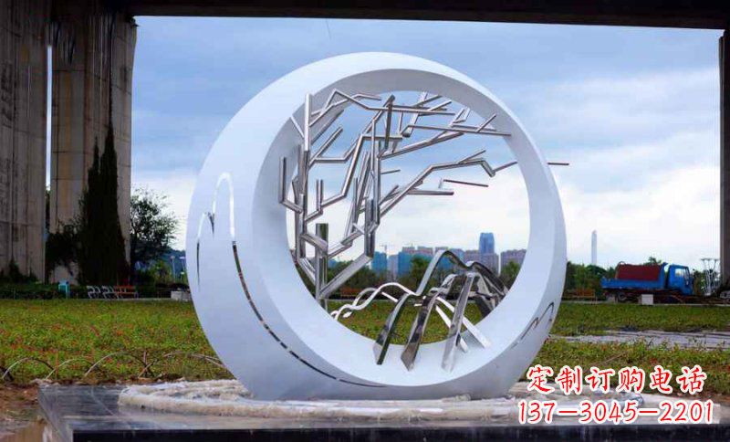 益阳不锈钢树枝雕塑艺术与环保的完美结合