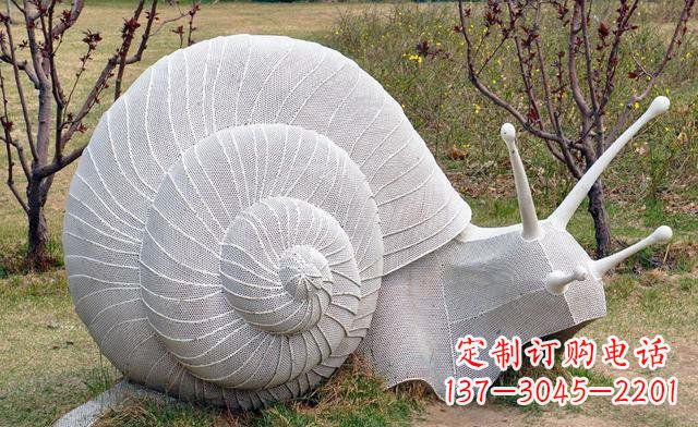 益阳不锈钢蜗牛雕塑——让艺术与自然相结合