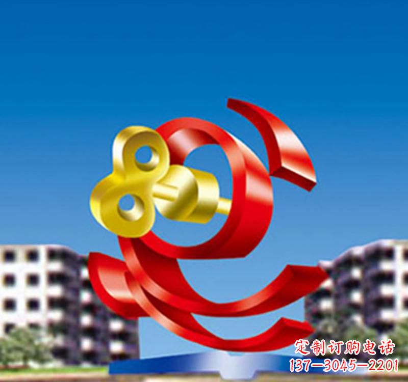 益阳不锈钢飘带雕塑给公园景观带来独特美感