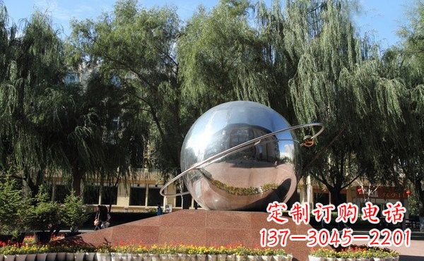 益阳不锈钢地球雕塑——缅怀美好家园