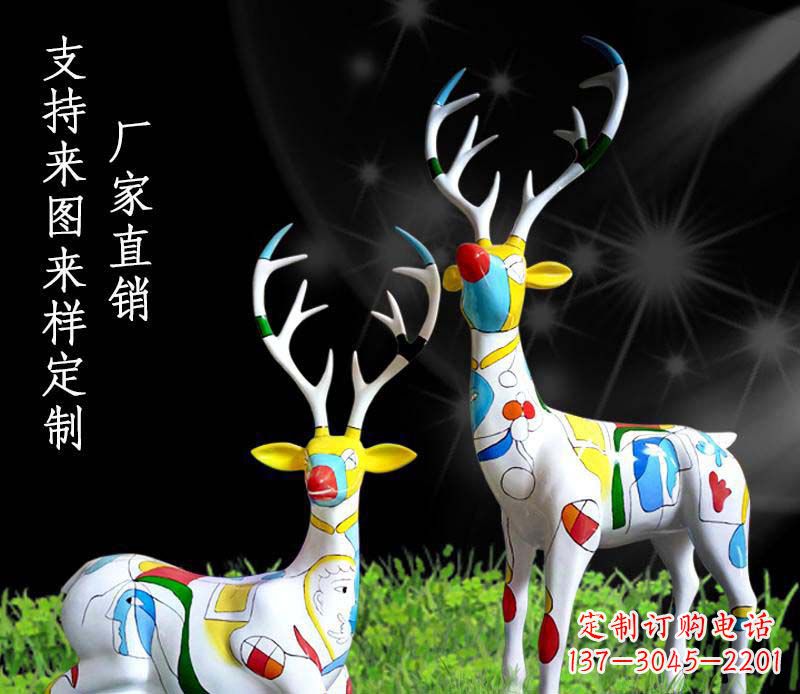 益阳不锈钢动物雕塑——小鹿