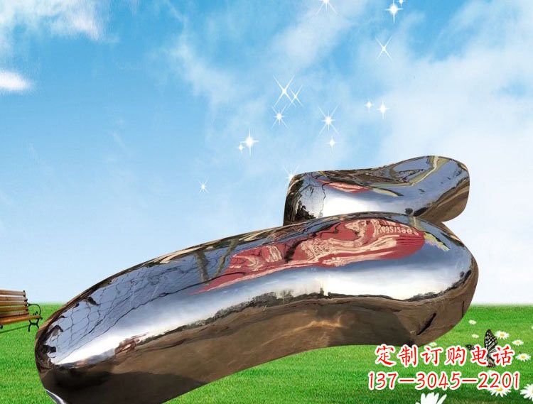 益阳精美的不锈钢鹅卵石雕塑