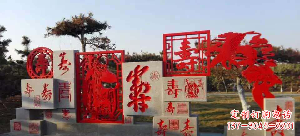 益阳福禄寿雕塑不锈钢公园的精美礼物