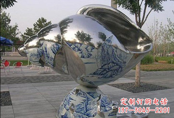 益阳不锈钢海螺雕塑艺术的精美结晶