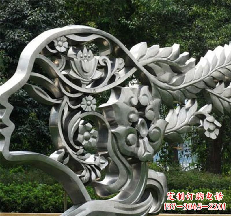 益阳不锈钢雕塑美丽的象征