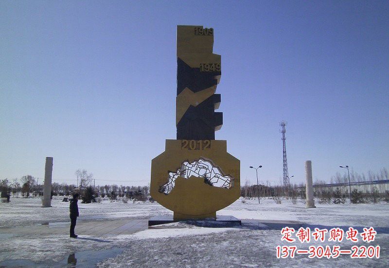 益阳不锈钢钥匙雕塑精致且具有象征意义