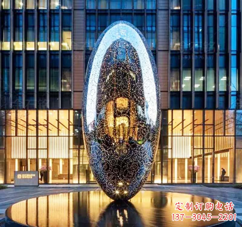 益阳不锈钢圆环雕塑抽象艺术的完美诠释