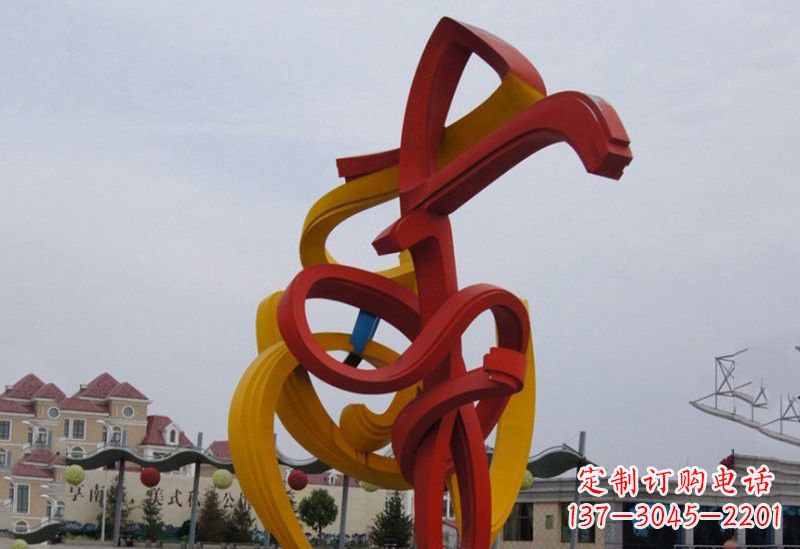 益阳不锈钢音符雕塑美妙的视觉音乐