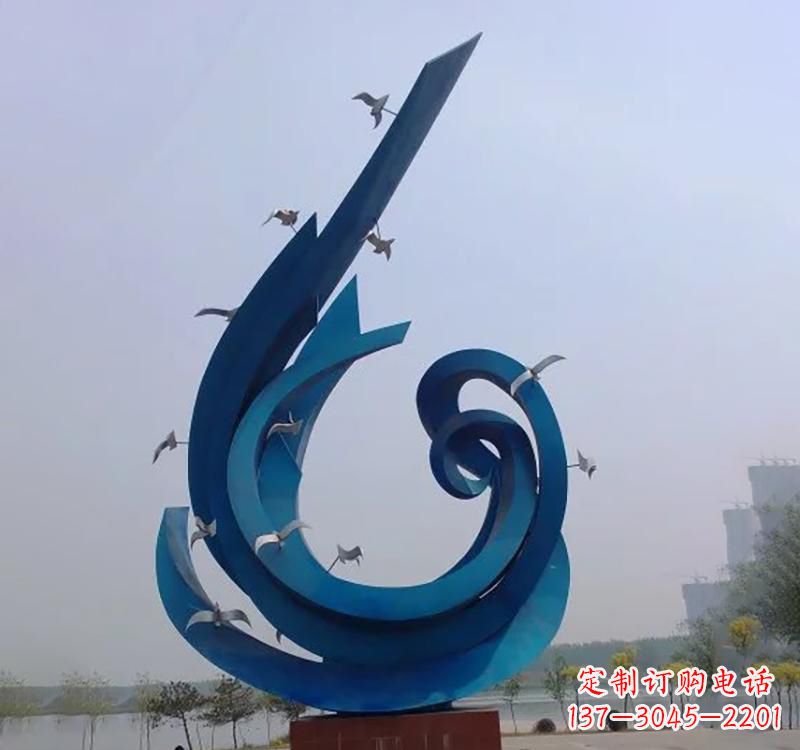 益阳不锈钢鸽子雕塑——缔造城市新景象