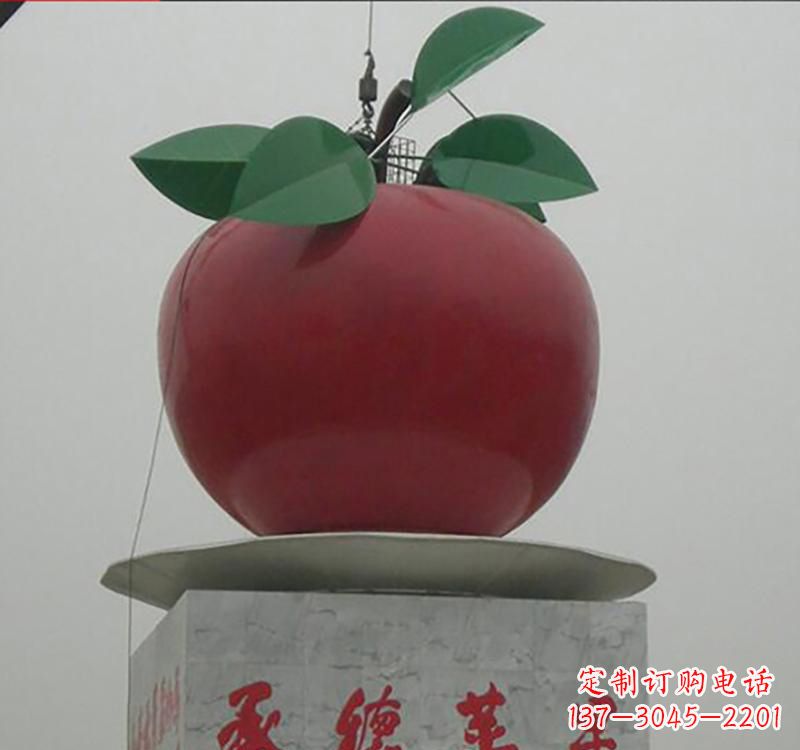 益阳不锈钢苹果雕塑一件充满艺术气息的作品